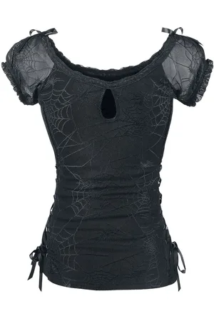 Banned Alternative Gootti T-paita - Spider - M- 4XL - varten Naiset