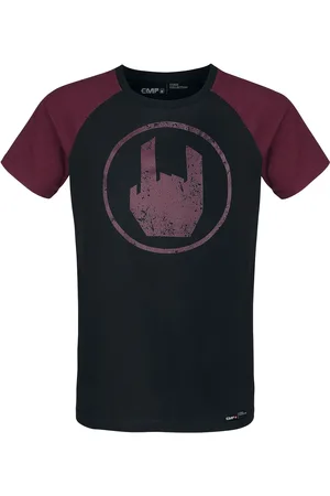 EMP T-paita - T-paita punaisella Rockhand-painatuksella - L- 3XL - varten Miehet