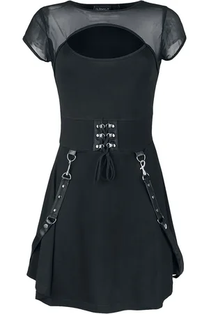 Heartless Gootti Keskipitkä mekko - Eranthe Dress - XS- XXL - varten Naiset
