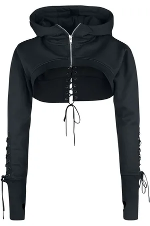 Chemical Black Gootti Vetoketjuhuppari - Ebony Bolero - XS- XL - varten Naiset