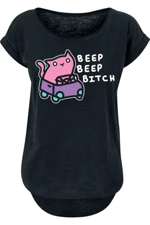 Goodie Two Sleeves Fun T-paita - Beep Beep Bitch - S- XXL - varten Naiset