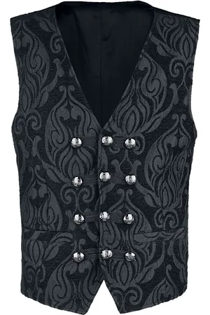 Poizen Industries Gootti Liivi - Atticus Vest - S- XL - varten Miehet