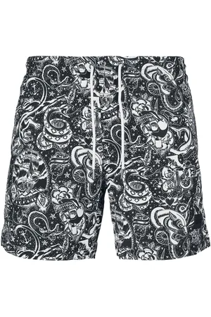 Urban classics Uimashortsit - Tattoo AOP Swimshorts uimashortsit - S- XXL - varten Miehet