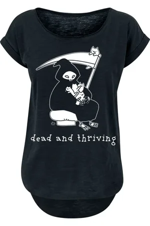 Goodie Two Sleeves Fun T-paita - Dead And Thriving - S- XXL - varten Naiset