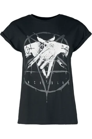 Gothicana Gootti T-paita - T-paita pentagrammipainatuksella - S- 5XL - varten Naiset