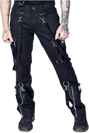 Heartless Gootti Kangashousut - MIDAS PANTS MENS BLACK - W32L32- W36L34 - varten Miehet