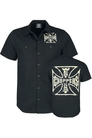 WEST COAST Lyhythihainen kauluspaita - Distressed OG Logo - S- 3XL - varten Miehet