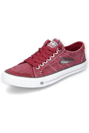 Dockers Matalavartiset tennarit - Washed Canvas Sneaker Red - EU43- EU47 - varten Miehet