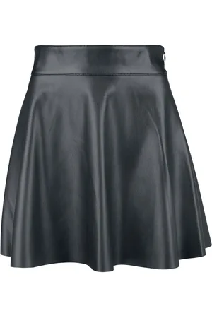 Noisy May Lyhyt hame - NMandy PU HW Flared skirt WVN NOOS - XS- XL - varten Naiset