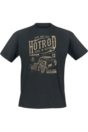 GASOLINE BANDIT Rockabilly T-paita - Steel in Motion - S- XXL - varten Miehet