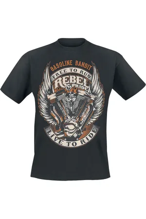 GASOLINE BANDIT Rockabilly T-paita - Rebel Pride - S- 4XL - varten Miehet