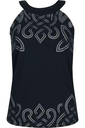 EMP Niskalenkkitoppi - Toppi pohjoismaisilla ornamenteilla - S- XXL - varten Naiset