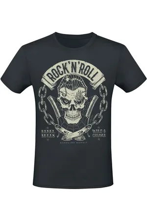 GASOLINE BANDIT Rockabilly T-paita - Rebel Rules - S- 4XL - varten Miehet