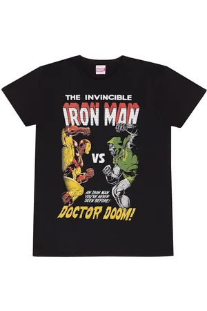 Marvel T-paita - Iron Man vs Doom - S- XXL - varten Miehet