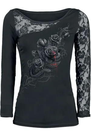 Spiral Gootti Pitkähihainen paita - Fatal Attraction - S- XXL - varten Naiset