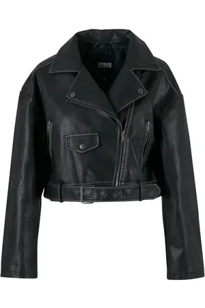 Urban classics Keinonahkatakki - Ladies Vintage Leather Jacket - XS- XL - varten Naiset