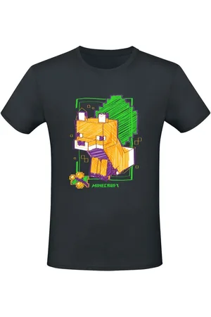 Minecraft Gaming T-paita - Drawn Fox - S- XXL - varten
