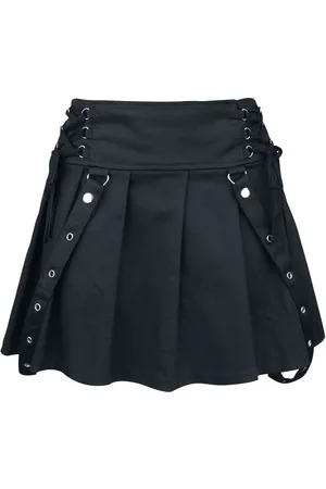 Poizen Industries Gootti Lyhyt hame - Rebellious Skirt - S- XXL - varten Naiset