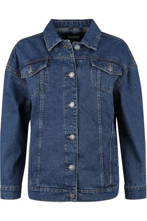 Urban classics Farkkutakki - Ladies Oversized 90‘s Denim Jacket - XS- M - varten Naiset