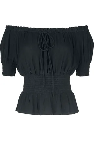 Gothicana Gootti T-paita - Off-Shoulder-toppi - S- XXL - varten Naiset
