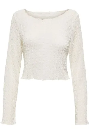 ONLY Pitkähihainen paita - ONLLILIAN L/S BOATNECK TOP CS JRS - XS- XL - varten Naiset