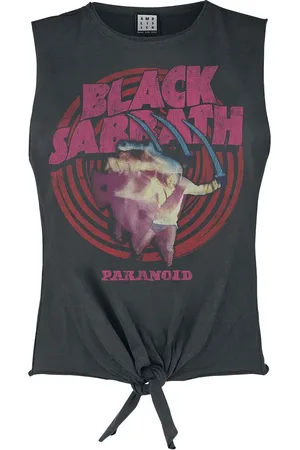 Black Sabbath Toppi - Amplified Collection - Paranoid - S- XL - varten Naiset