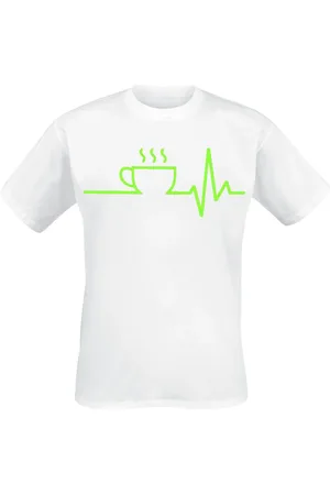 Food Fun T-paita - Kaffee EKG - M- 3XL - varten Miehet
