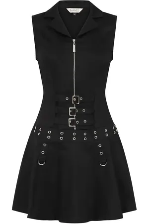 Banned Alternative Gootti Lyhyt mekko - Astrid Dress - XS- XXL - varten Naiset