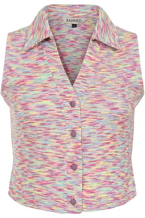 Banned Alternative Rockabilly Toppi - Roxy Top - XS- XXL - varten Naiset