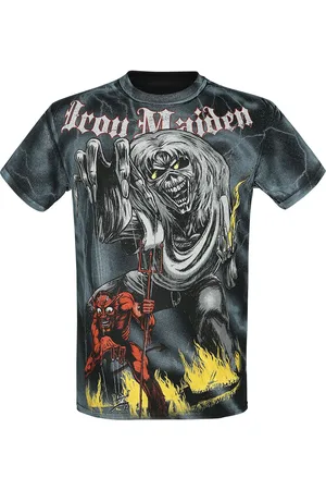 Iron Maiden T-paita - Sketched Number Of The Beast - S- XXL - varten Miehet