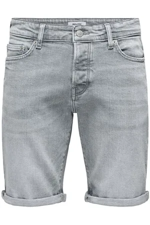 Only & Sons Shortsit - ONSPLY MGD 8774 TAI DNM SHORTS NOOS - S- XXL - varten Miehet
