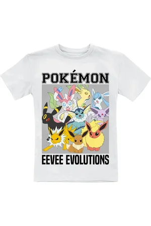 Pokemon Gaming T-paita - Kids - Evoli Evolutionen - 104- 152 - varten lapset