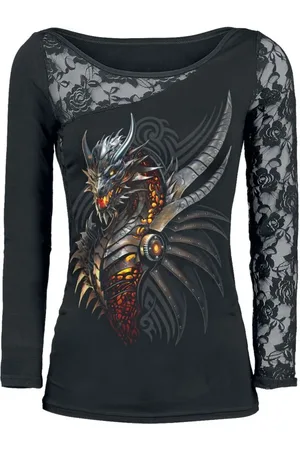 Spiral Pitkähihainen paita - Razor Back - S- XXL - varten Naiset