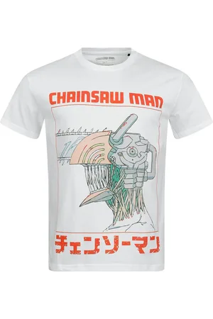 Chainsaw Anime T-paita - Three Tone Chainsaw - S- XXL - varten Miehet