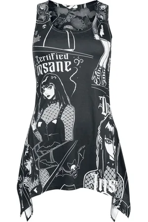 Heartless Gootti Toppi - Certified Lace Panel Vest - S- XL - varten Naiset