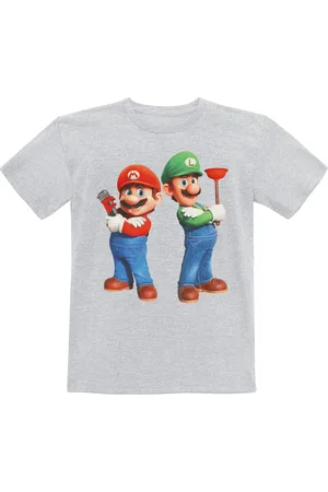 Super Mario Gaming T-paita - Kids - Plumbing Bros. - 104- 152 - varten lapset