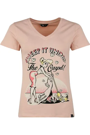 Queen Kerosin Rockabilly T-paita - Sweep IT Up - XS- XXL - varten Naiset