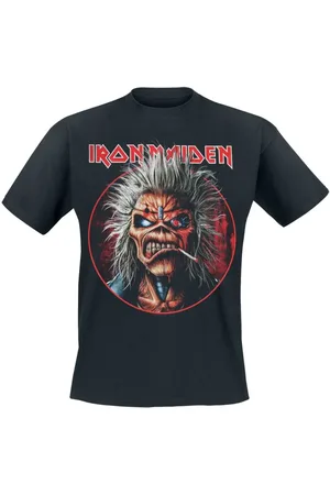 Iron Maiden T-paita - Portrait Eddie Circle - S- 4XL - varten Miehet