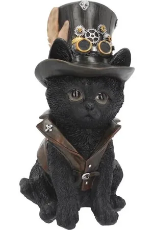 Nemesis Now Gootti Patsas - Cogsmiths Cat - varten