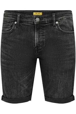 Only & Sons Shortsit - ONSPLY WB 5192 TAI DNM SHORTS NOOS - S- XXL - varten Miehet