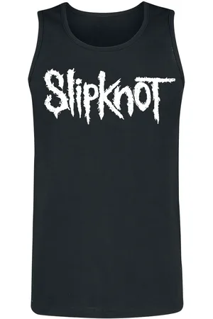 Slipknot Tank-toppi - White Logo - S- XL - varten Miehet