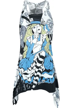 Innocent Toppi - Steampunk Alice Lace Panel Vest - S- XXL - varten Naiset