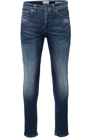 Only & Sons Farkut - Weft Med Blue - W30L32- W36L32 - varten Miehet