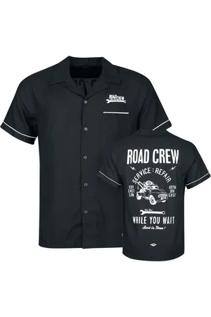 Chet Rock Rockabilly Lyhythihainen kauluspaita - Roadcrew Shirt - S- 3XL - varten Miehet