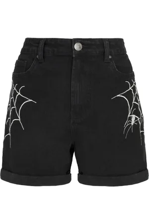 Hell Bunny Gootti Shortsit - Ariana Shorts - XS- XL - varten Naiset