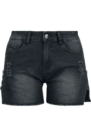 Rock Rebel Rock Shortsit - Shorts With Lateral Zipper - 27- 33 - varten Naiset