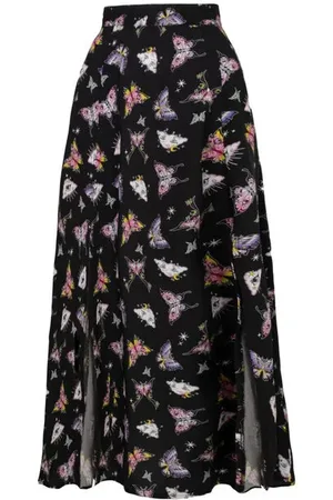 Hell Bunny Pitkä hame - Kocho Skirt - XS- 4XL - varten Naiset