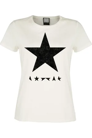 David Bowie T-paita - Amplified Collection - Black Star - S- XL - varten Naiset