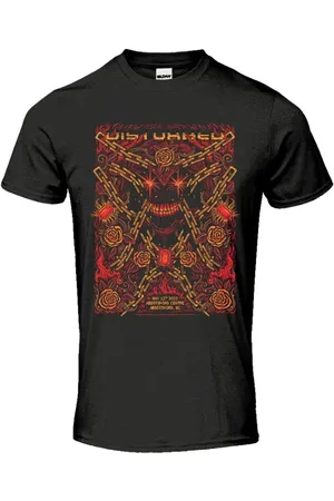 Disturbed T-paita - Abbotsford Poster - S- XXL - varten Miehet