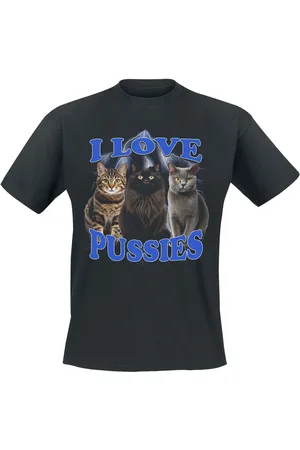 Tierisch Fun T-paita - I love pussies - M- 3XL - varten Miehet